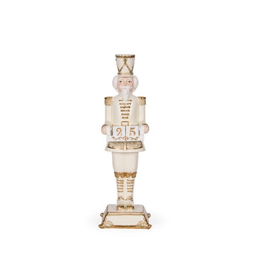 White and Gold Nutcracker Countdown - My Christmas