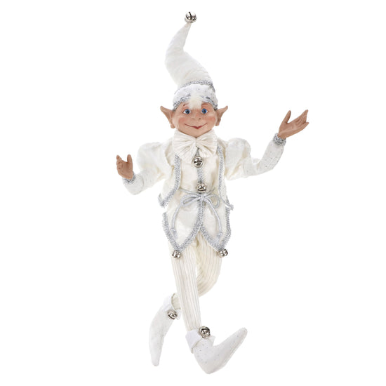 White and Silver Elf - Large - My Christmas