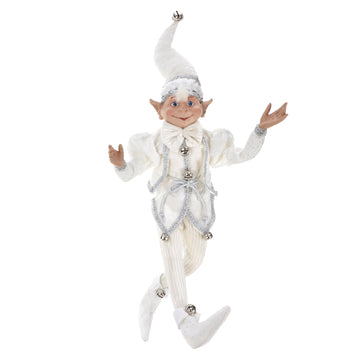 White and Silver Elf - Large - My Christmas