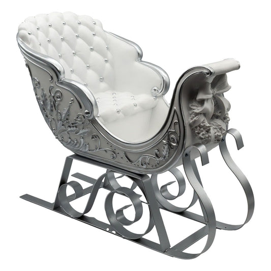 White and Silver Eloquent Sleigh - My Christmas