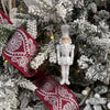White and Silver Nutcracker Ornament - My Christmas
