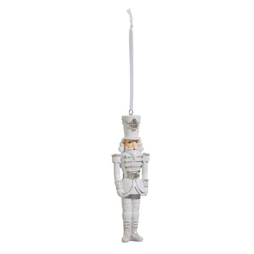 White and Silver Nutcracker Ornament - My Christmas