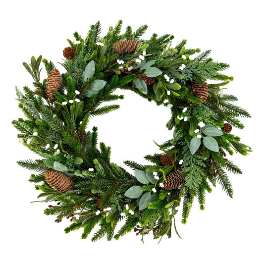 White Berry Wild Wreath - My Christmas