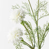 White Cornflower Spray - My Christmas