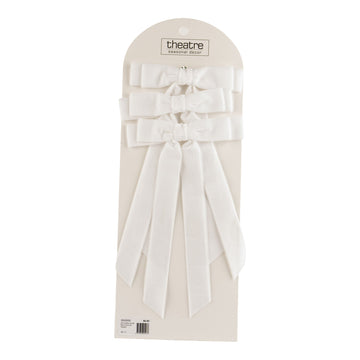 White Double Bow - Set of 3 - My Christmas