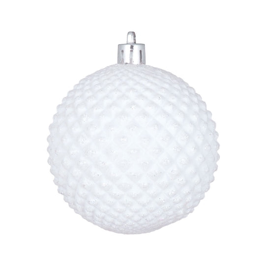 White Durian Bauble - Various Sizes - My Christmas