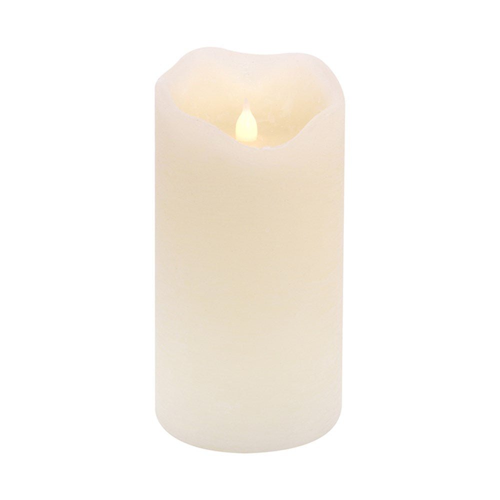 White Flameless LED Candle - Large - My Christmas