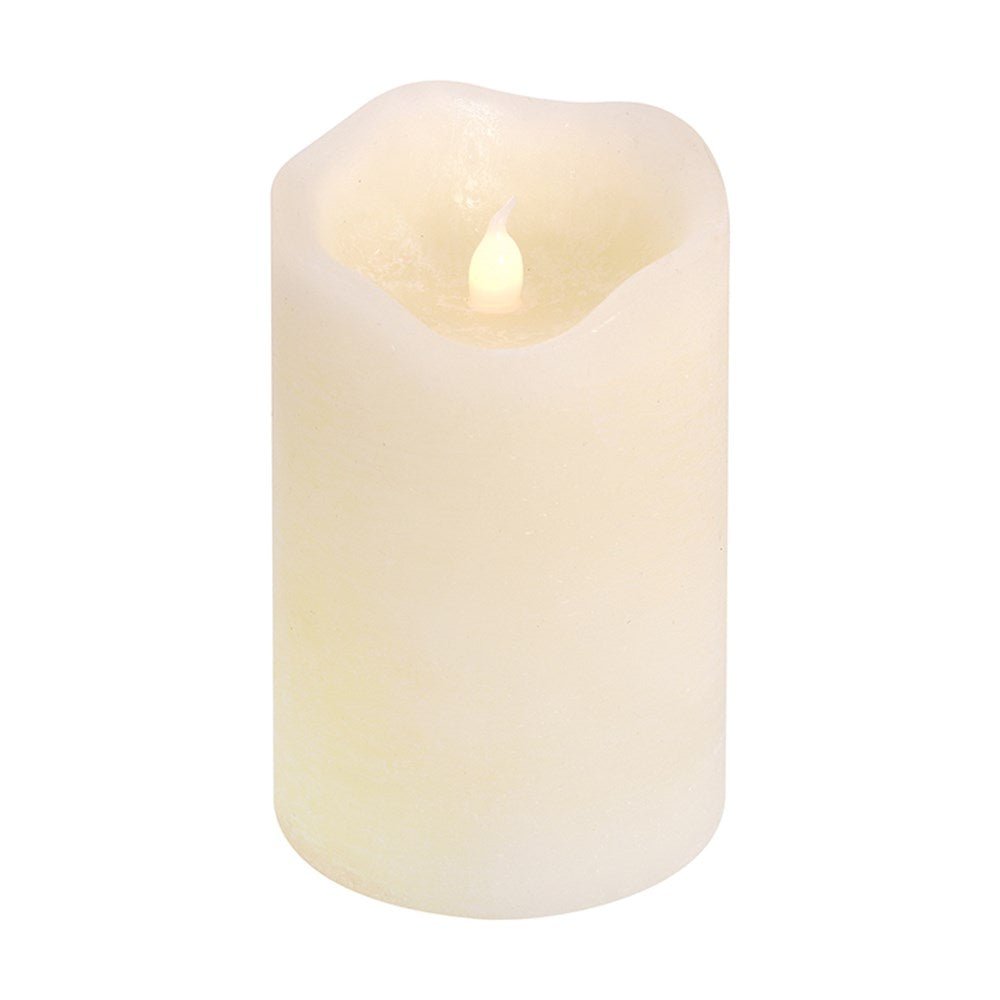 White Flameless LED Candle - Medium - My Christmas