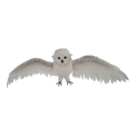 White Flying Owl - 68cm - My Christmas