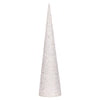 White Glitter Cone Tree - My Christmas
