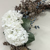 White Hydrangea Wreath - My Christmas