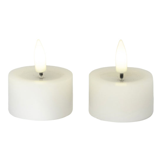 White LED Tealight Candles - Set of 2 - My Christmas
