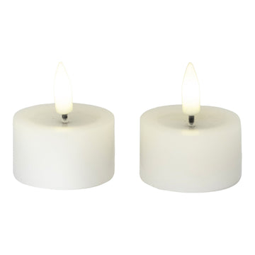 White LED Tealight Candles - Set of 2 - My Christmas