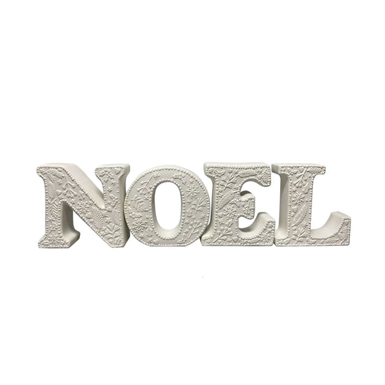 White Noel Letters - My Christmas