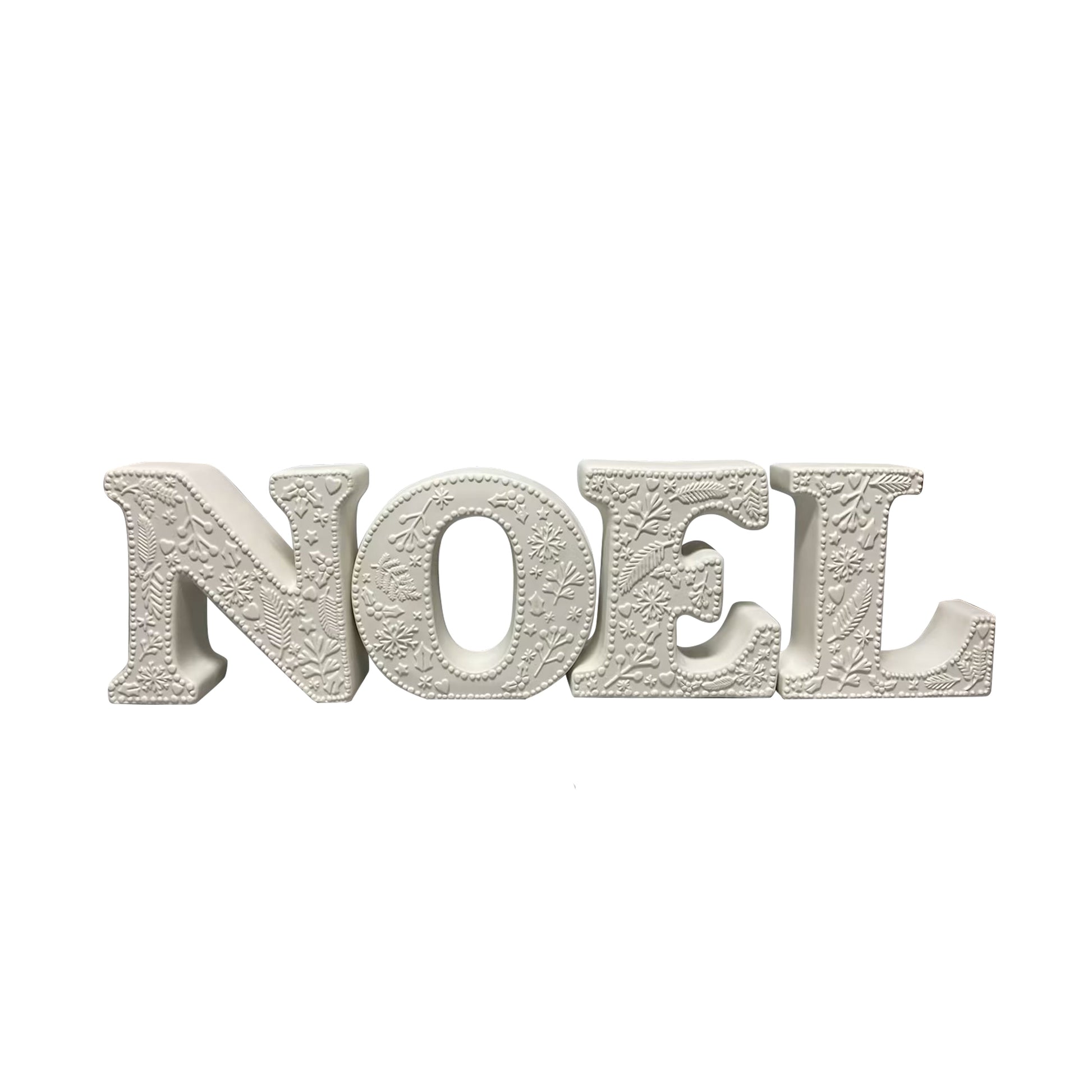 White Noel Letters - My Christmas