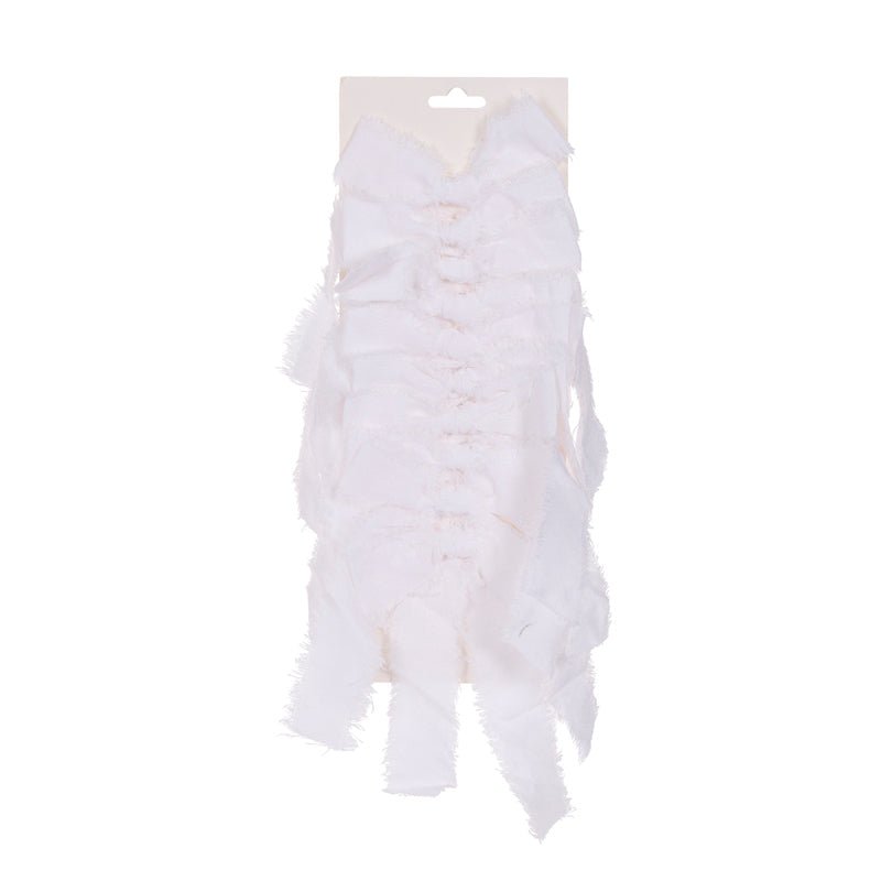 White Raw Bows - Pack of 10 - My Christmas