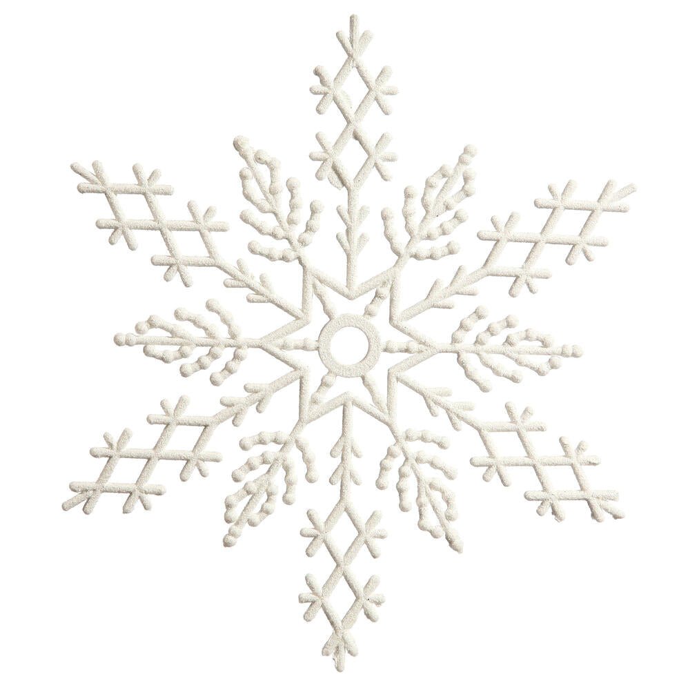 White Snowflake 16cm - Pk 12 - My Christmas