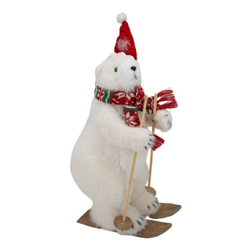 White Standing Bear - 42cm - My Christmas
