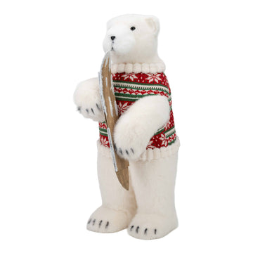 White Standing Bear - 56cm - My Christmas