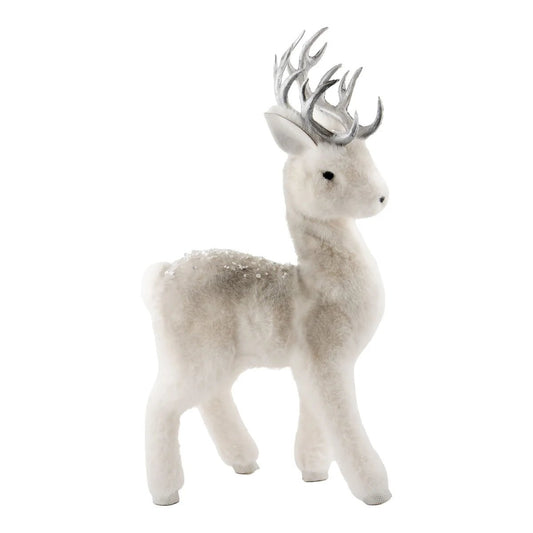 White Standing Deer - 50cm - My Christmas