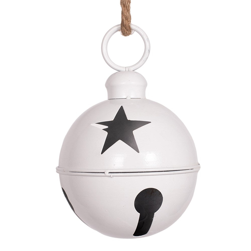 White Star Metal Bell Medium - My Christmas