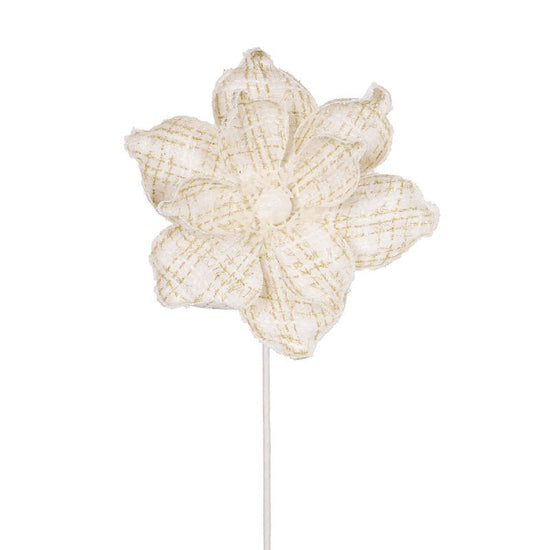 White Tartan Magnolia - My Christmas