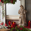 Whitewash Wood Look Santa - My Christmas