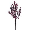 Winter Icy Red & Burgundy Berry Pick - My Christmas
