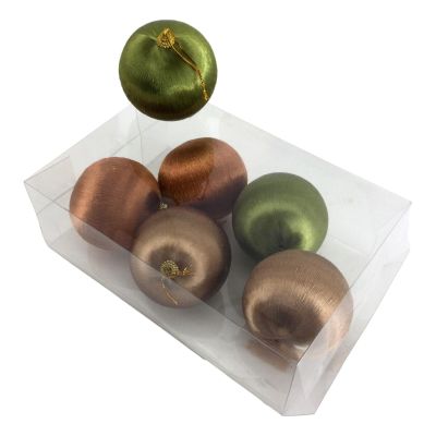 Woodland Balls Bauble - Box of 6 - My Christmas