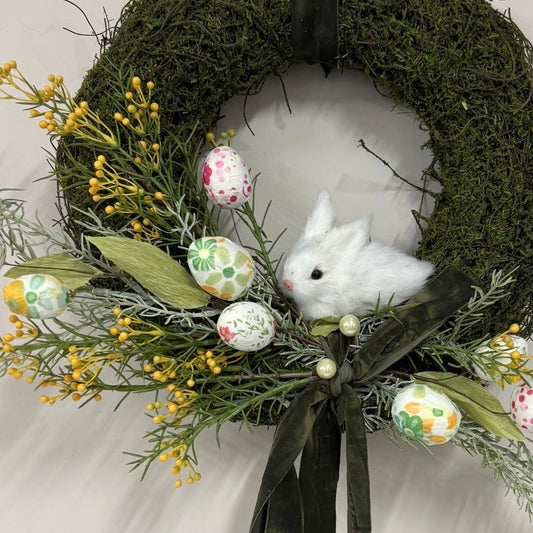 Woodland Bunny Wreath - My Christmas