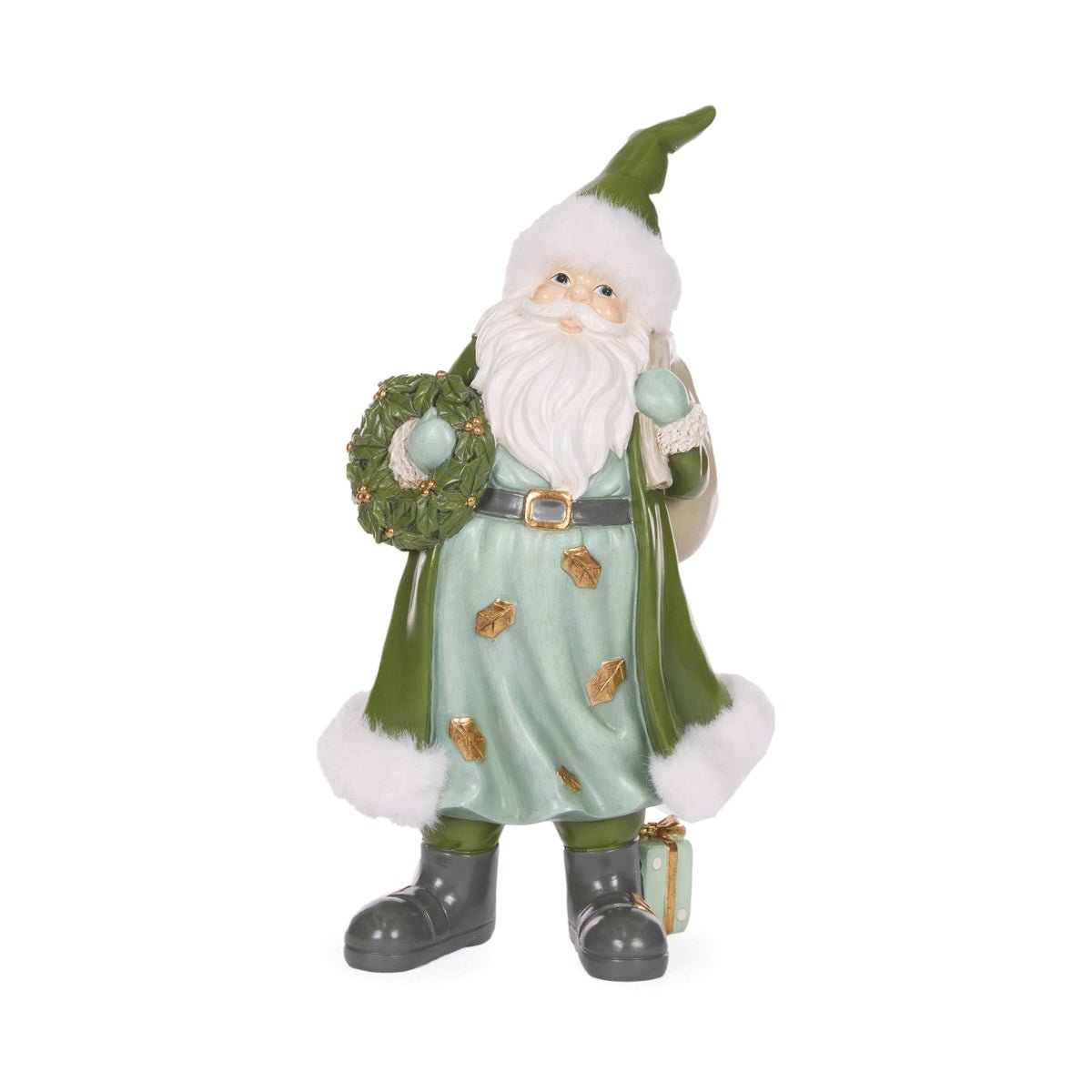 Woodland Forest Santa with Wreath - My Christmas
