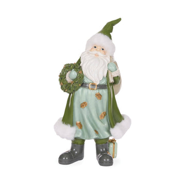 Woodland Forest Santa with Wreath - My Christmas