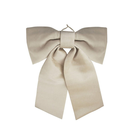 XL Ivory Velvet Bow - My Christmas