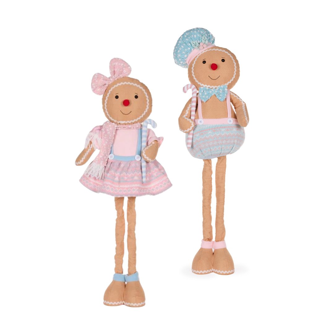 XL Standing Extendable Mr or Mrs Pastel Ginger - My Christmas