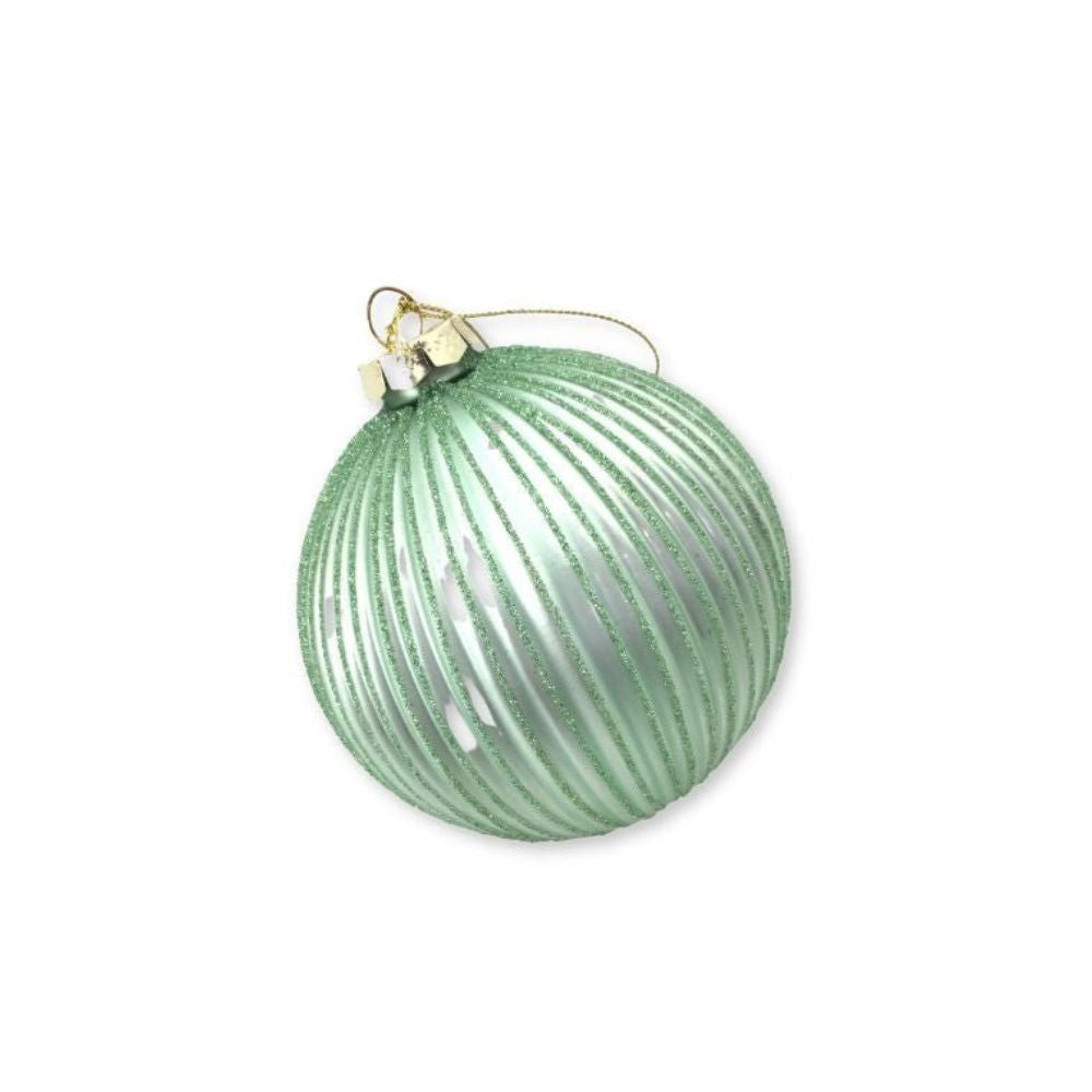Light Green Glass Ornament