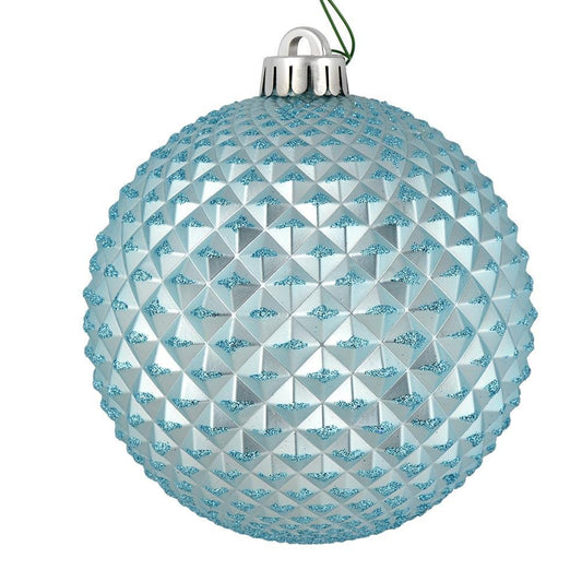 Baby Blue Durian Ball, 10cm - My Christmas