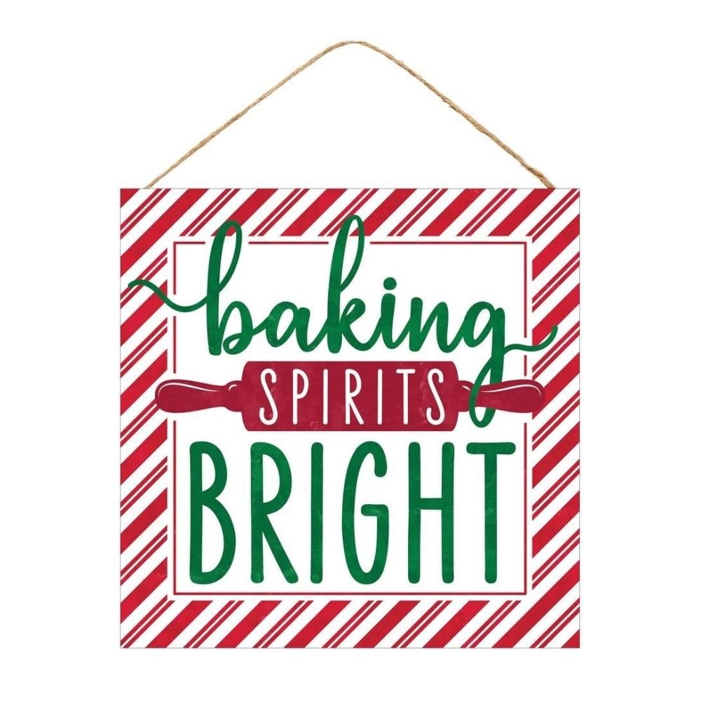 Baking Spirits Bright Sign - My Christmas