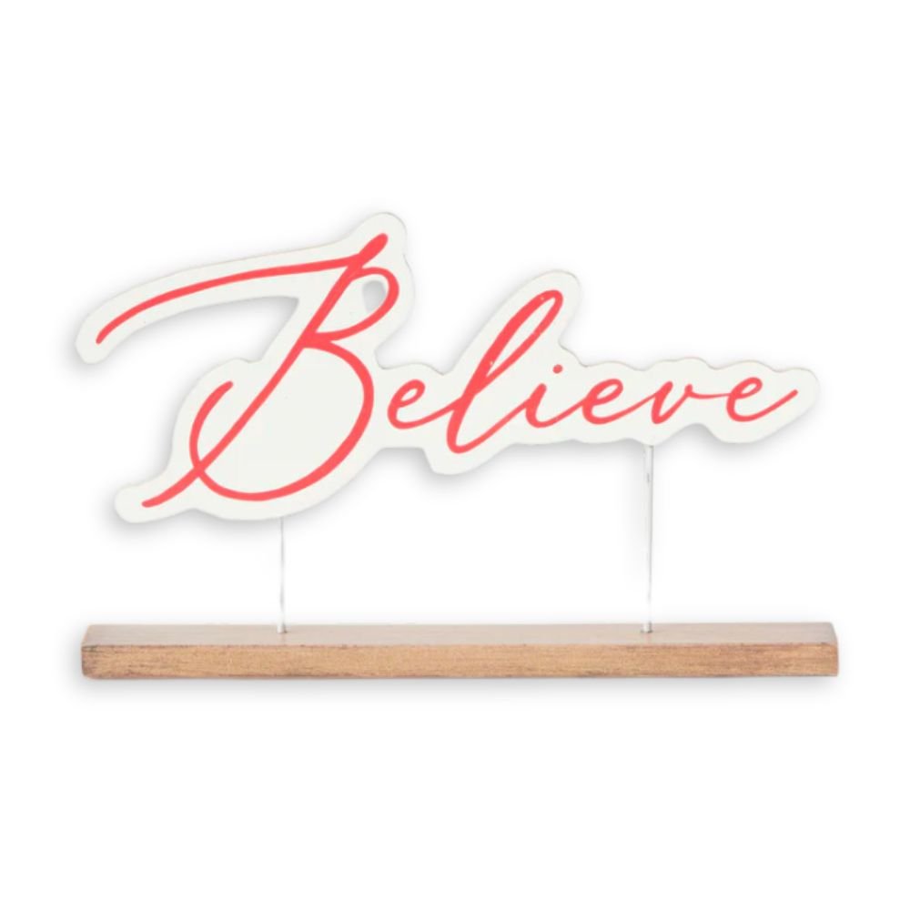 Believe Table Sitter - My Christmas