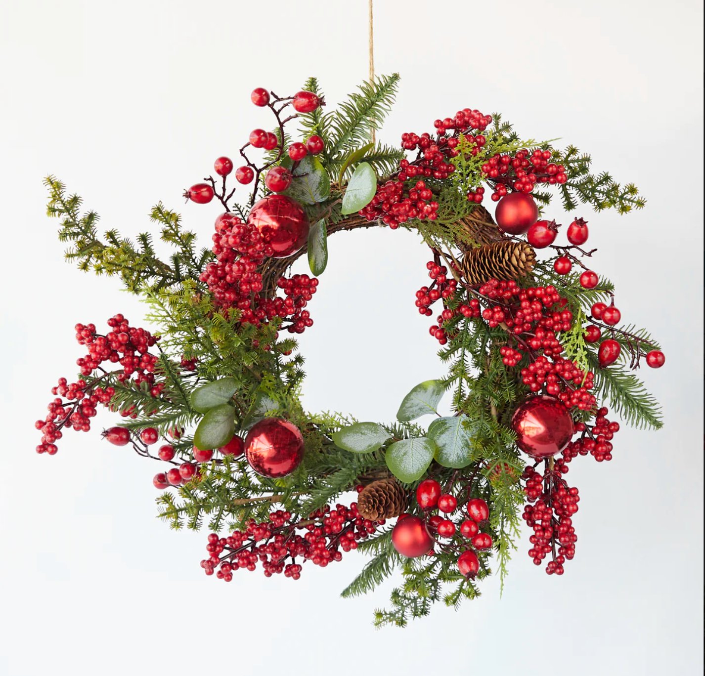 Berry Ball Wreath - My Christmas
