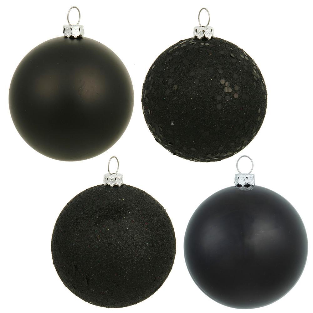 Black Baubles, Various Sizes - My Christmas