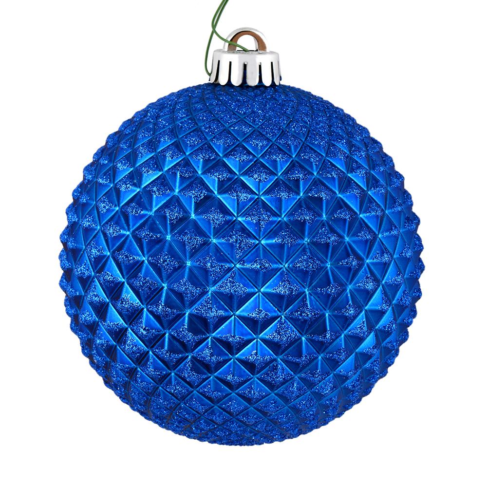 Blue Durian Ball, 10cm - My Christmas