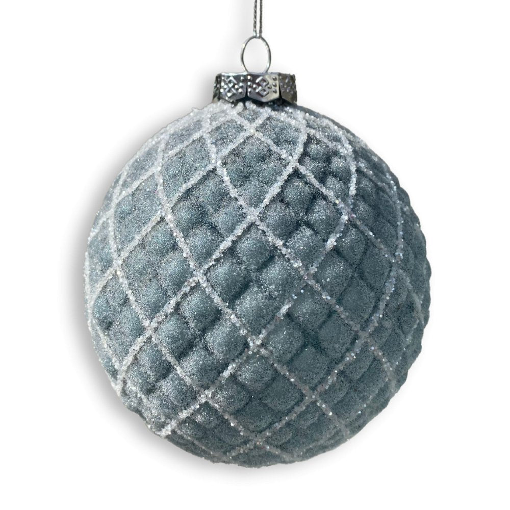 Blue Glass Ball Ornament - My Christmas