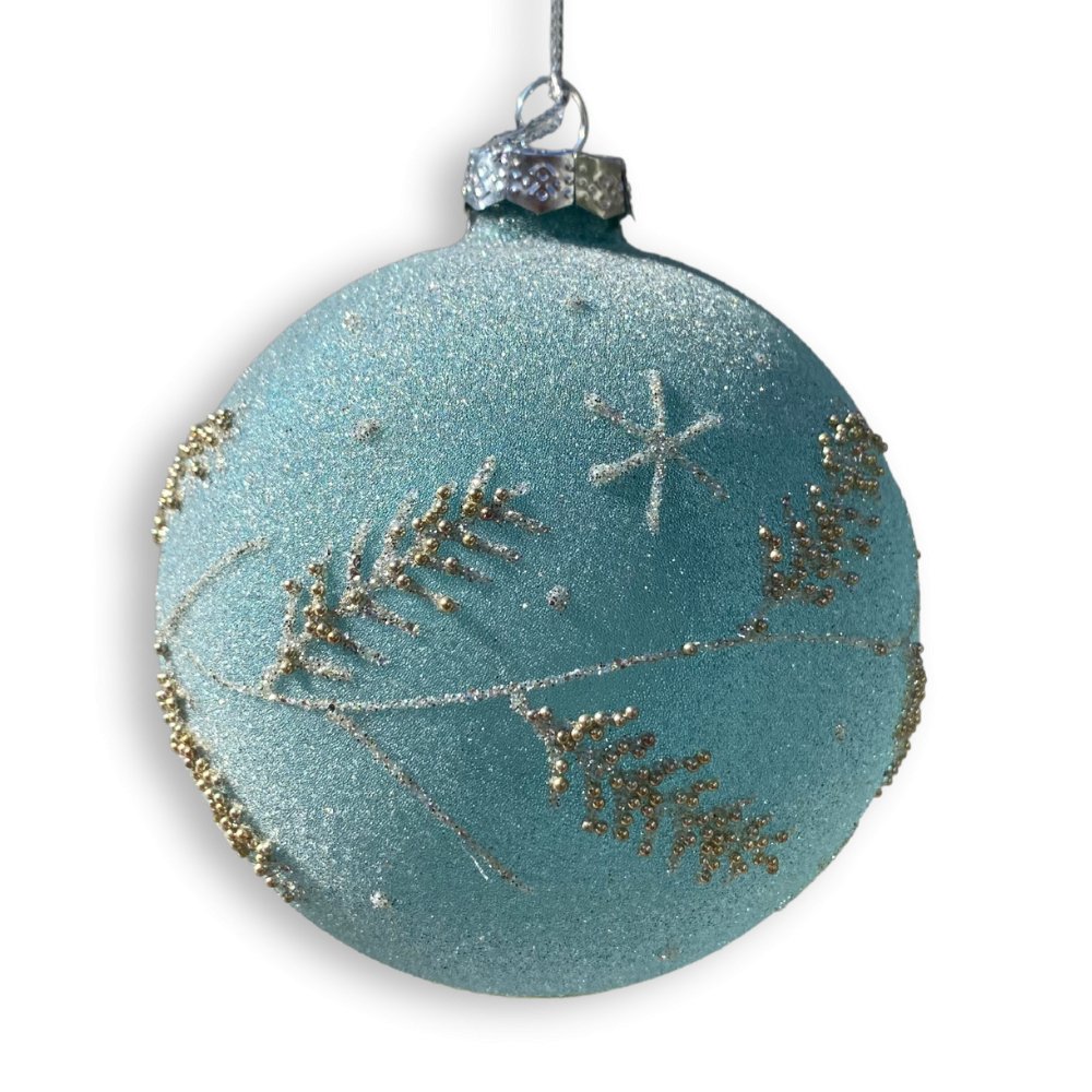 Blue Glass Ball Ornament - My Christmas