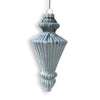 Blue Glass Cone Ornament - My Christmas