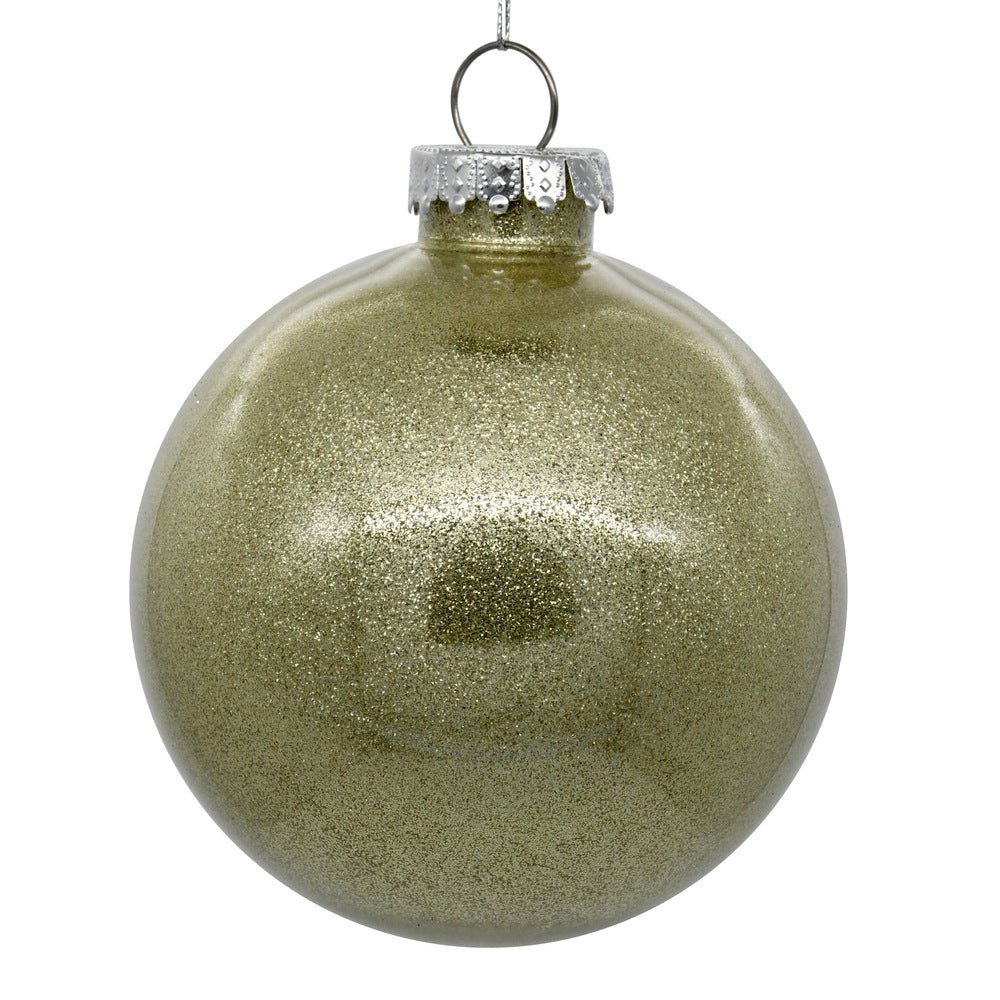 Champagne Gold Ball, 10cm - My Christmas