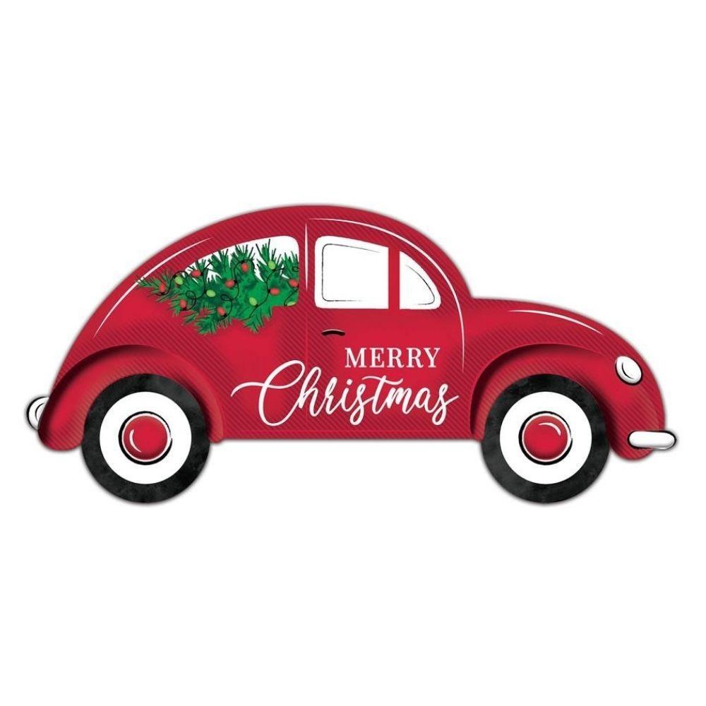 Christmas Car Metal Sign - My Christmas