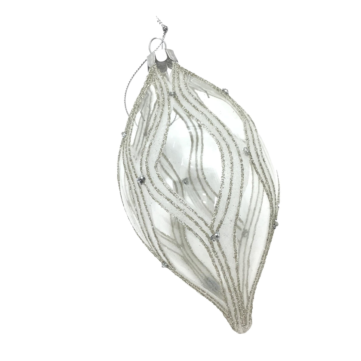 Clear Glass Finial Ornament - My Christmas