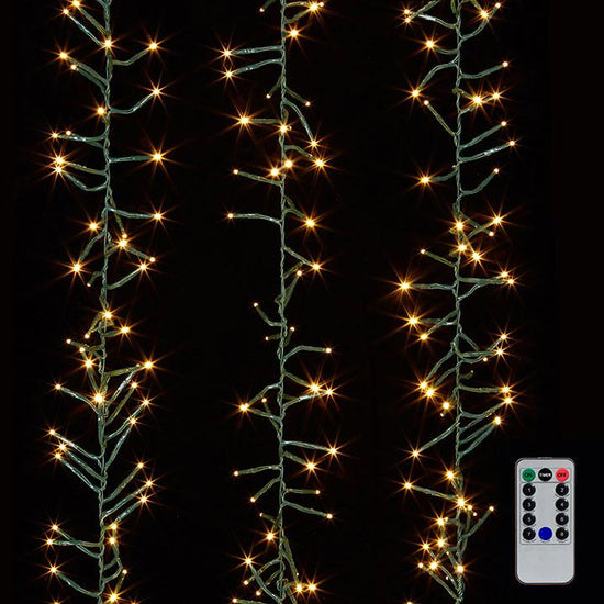 Cluster Warm White Lights, 15m - My Christmas