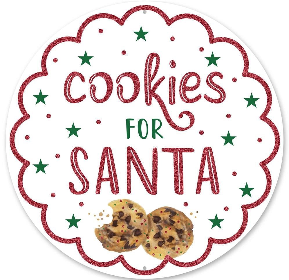 Cookies For Santa Sign - My Christmas