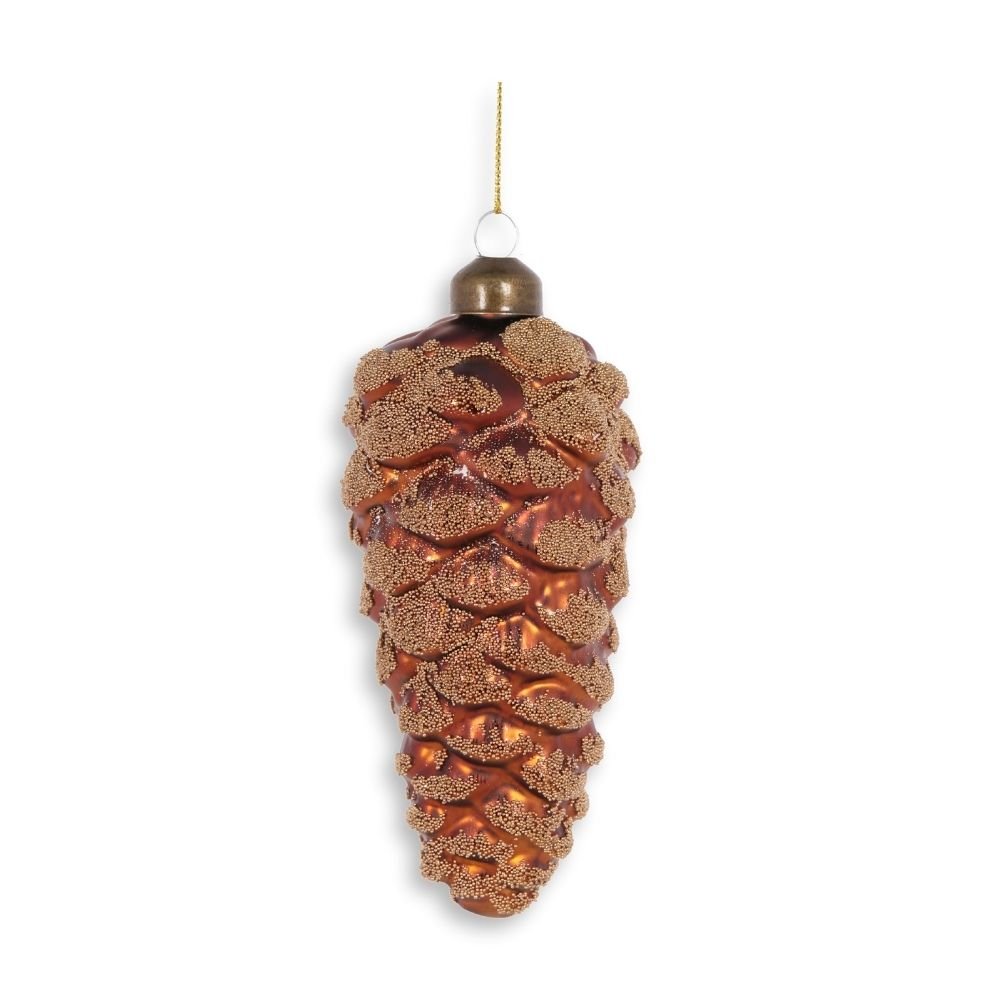 Copper Pinecone Bauble - My Christmas